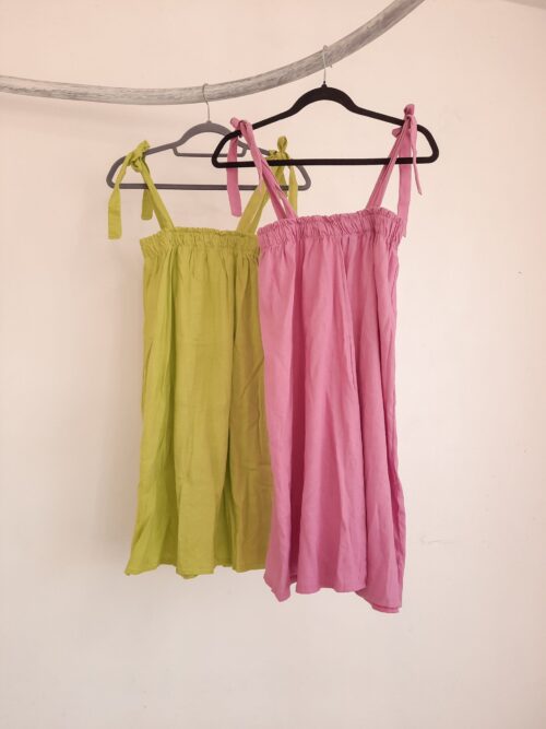 Vestido Lino Tiras