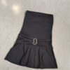 Vestido strapless hebilla